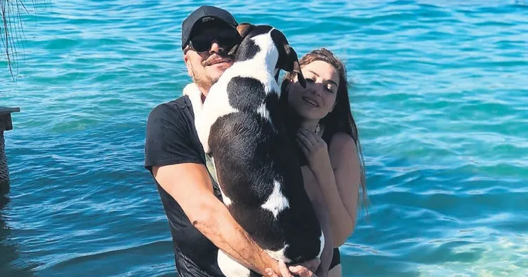 Yüzme arkadaşım Cenk Eren’in köpeği Mia