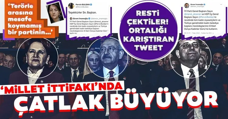 Millet ittifakında çatlak büyüyor! Ekrem İmamoğlu'na tepkiler sürüyor