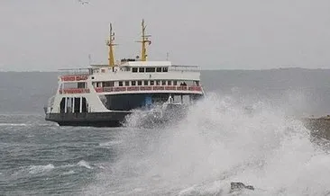 Bozcaada’ya bazı feribot seferleri iptal edildi