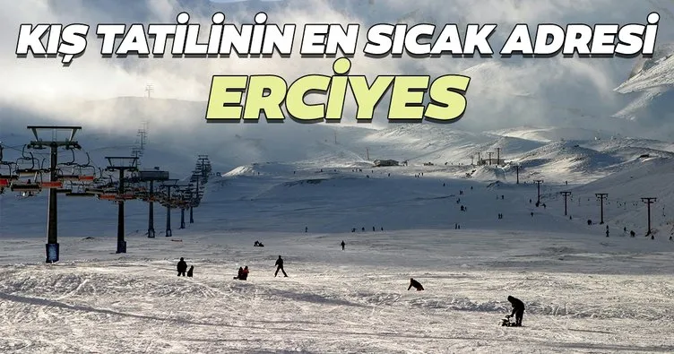 Kış tatilinin en sıcak adresi Erciyes