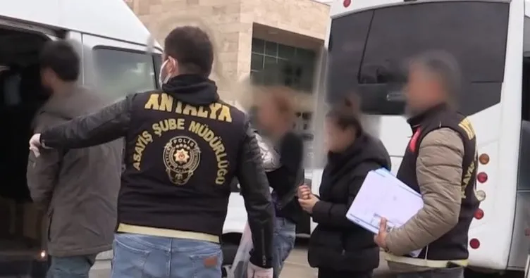 Antalya’da aranan 621 kişi yakalandı