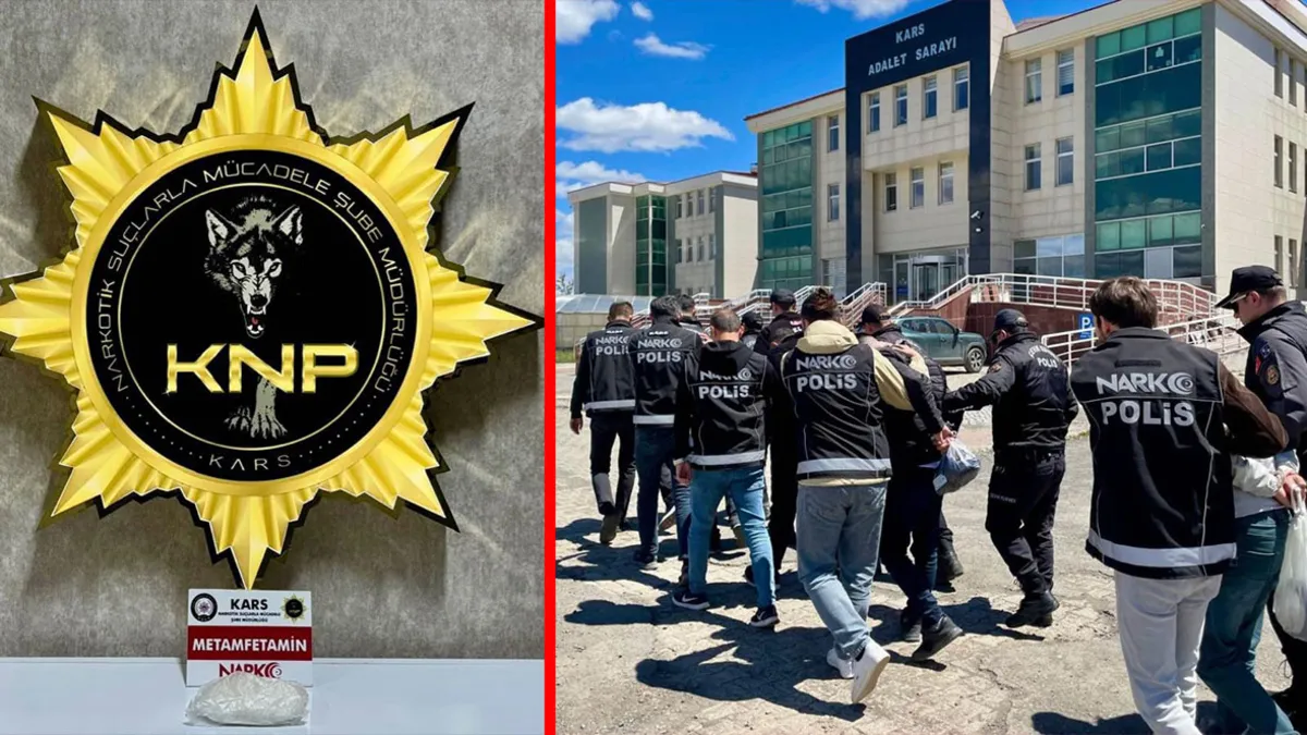 Kars'ta zehir tacirlerine şafak operasyonu: 2 tutuklama