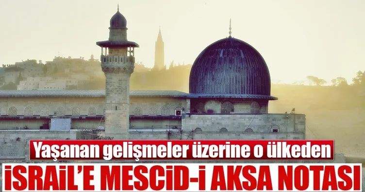 Ürdün'den İsrail'e Mescidi Aksa notası