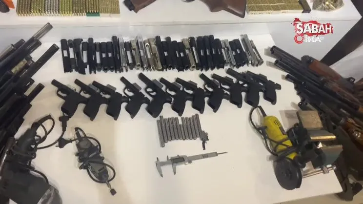 Bursa'da tek seferde en fazla silah ele geçirilen operasyon: Piyasa değeri 1 milyon liralık 245 adet silah ele geçirildi | Video