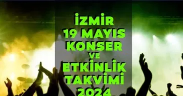 İzmir 19 Mayıs konser takvimi 2024 || 19 Mayıs İzmir konserleri neler, kimin konseri ve nerede?