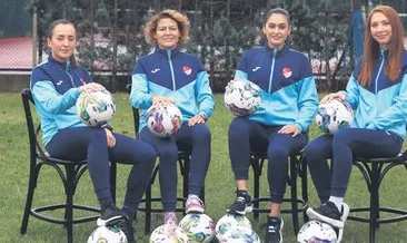 Türkiye’nin FIFA kokartlı 4 kadın hakemi Melis Özçiğdem, Cansu Tiryaki, Neslihan Muratdağı ve Gamze Durmuş Pakkan, SABAH Spor’a konuştu
