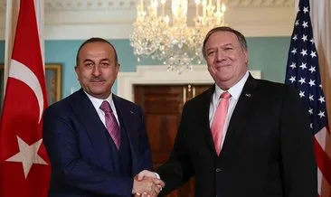 Son dakika: Dışişleri Bakanı Çavuşoğlu, Pompeo ile görüştü