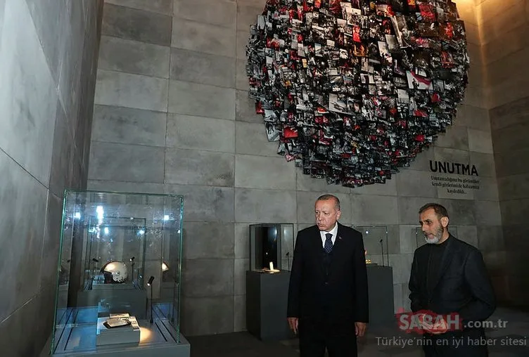 Başkan Erdoğan 15 Temmuz Şehitler Makamı’nda