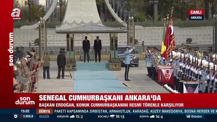Senegal Cumhurbaşkanı Ankara'da | Video
