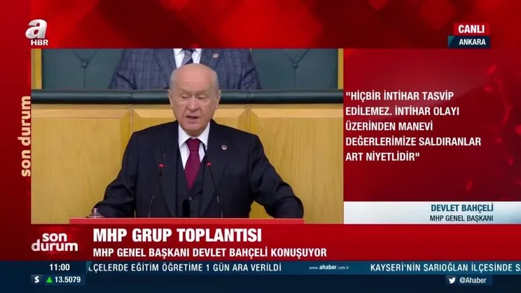 SON DAKİKA: Devlet Bahçeli'den Sezen Aksu'ya: