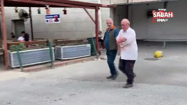 Kurban keserken yaralandı, “Ben değil etrafımdakiler acemi” diyerek yakındı | Video