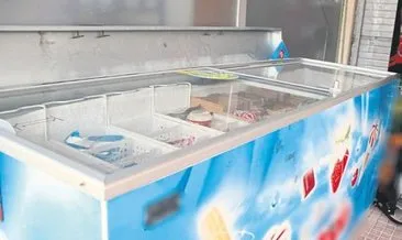 Gençler marketten dondurma çaldı