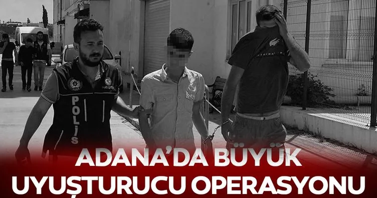 Adana’da uyuşturucu operasyonu