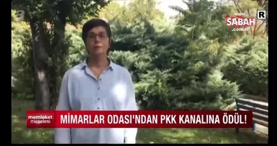 Mimarlar Odası’ndan skandal hareket! PKK’nın kanalı Jin TV’ye habercilik ödülü verildi | Video