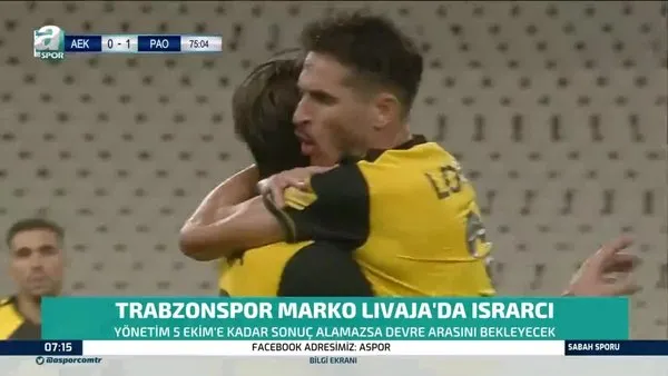Trabzonspor Marko Livaja'da ısrarcı
