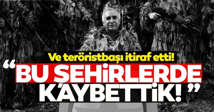Son dakika haberler - PKK elebaşı Murat Karayılan'dan itiraf: Bu 4 ilde kaybettik