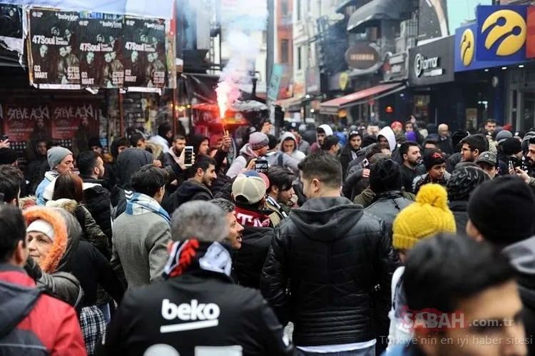 Beşiktaş-Fenerbahçe derbisi için nefesler tutuldu! Taraftarlar derbi ateşini yaktı