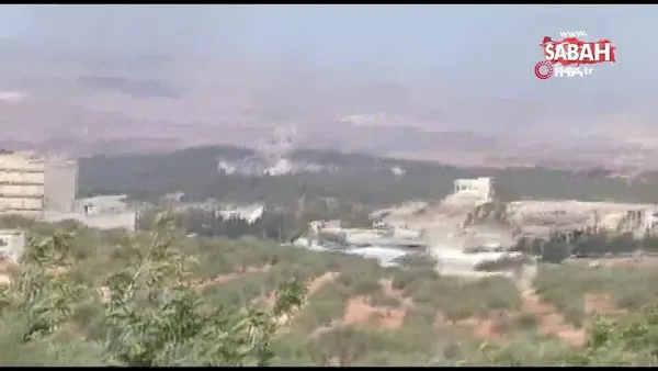 Rus savaş uçaklarından İdlib'e hava saldırısı | Video
