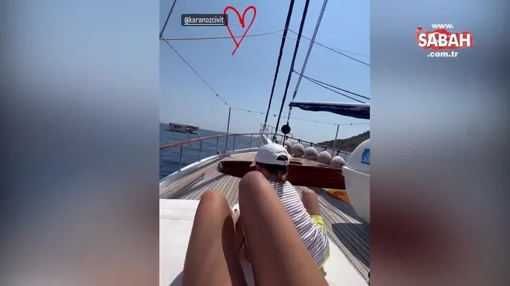 Eşi Burak Özçivit'ten ayrılacağı konuşuluyordu! Fahriye Evcen oğlu Karan ile paylaşım yaptı | Video
