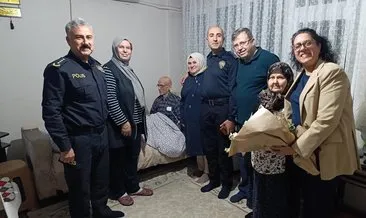 Şehit ailesine anlamlı ziyaret