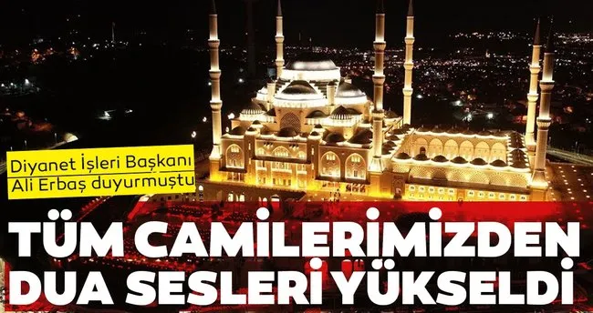 Son Dakika Diyanet Isleri Baskani Erbas Duyurdu Yatsi Ezaninin Ardindan Tum Camilerimizden Dua Sesleri Yukseldi Son Dakika Haberler