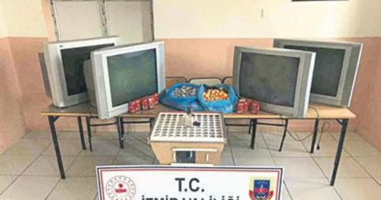 Tavuk çiftliğine kumar baskını