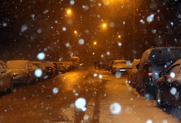 Erzurum’a nisan karı