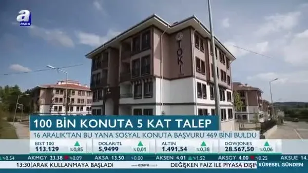 100 bin sosyal konut için ilgi çığ gibi büyüyor
