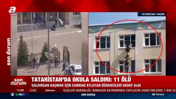 SON DAKİKA: Operasyon anı kamerada! Tataristan'daki silahlı okul baskınında 11 ölü