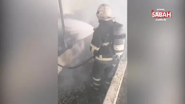 Eyyübiye'de korkutan çiftlik yangını