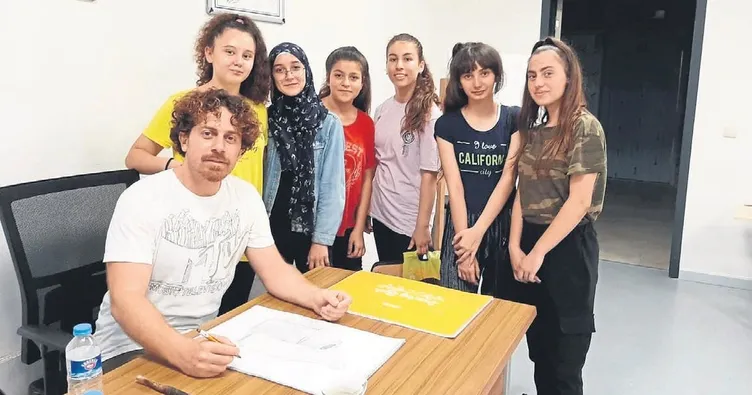 Güzel sanatların yeni öğrencileri