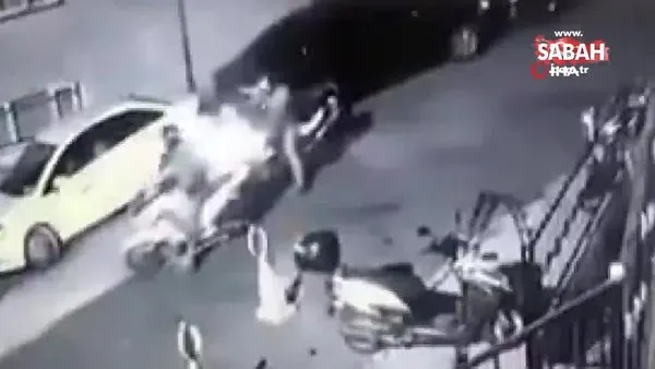 İstanbul’un göbeğinde motosiklet hırsızlığı kamerada