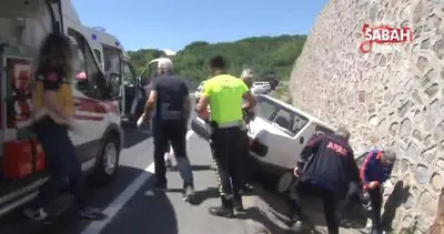 Yola dökülen mazot kazayı beraberinde getirdi: 1 yaralı | Video