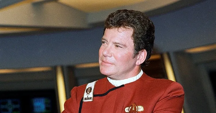 Star Trek dizisinin Kaptan Kirk’ü uzaya çıkan en yaşlı insan oldu