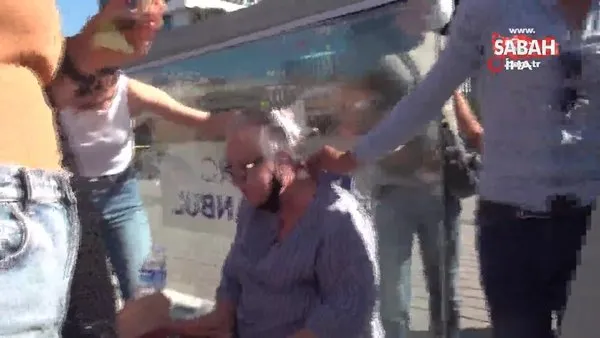 İstanbul Taksim’de yaralı kadını aracına almayan taksiciye tepki | Video