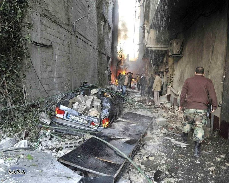Suriye�de uçak düştü, bomba patladı Galeri Dünya