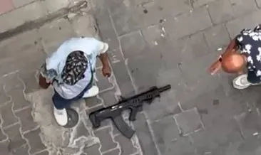 izmir’de sokak ortasında maganda dehşeti: Tüfekle ateş açtılar! #izmir