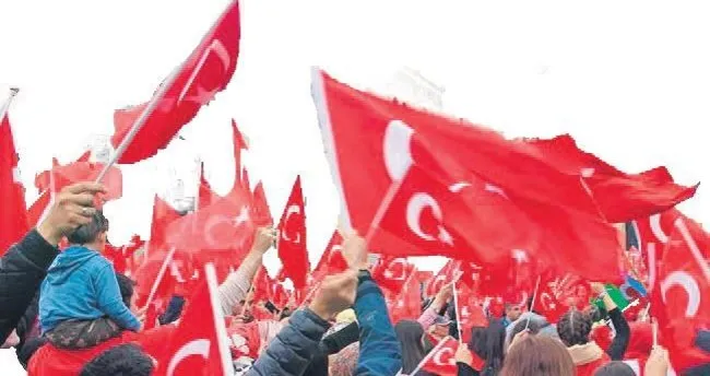 Avrupalı Türkler teröre lanet için meydanlarda