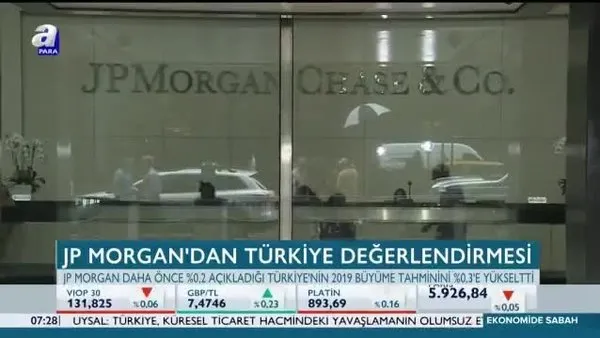 JP Morgan, Türkiye'nin büyüme tahminini yükseltti
