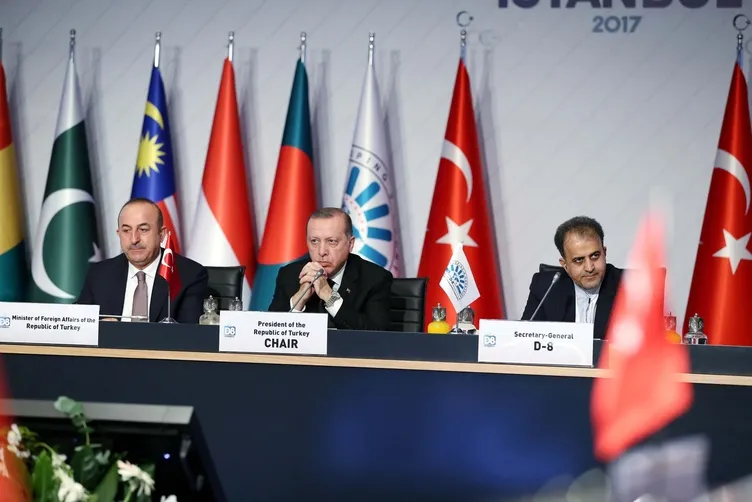 Cumhurbaşkanı Erdoğan'dan D-8 ülkelerine flaş çağrı