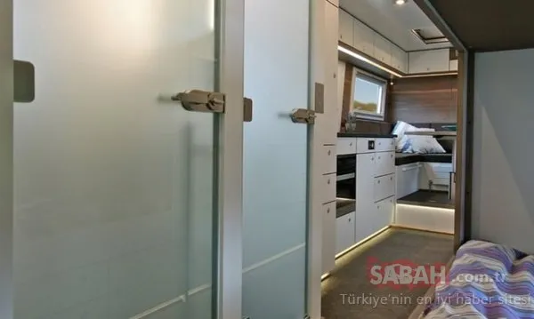Zırhlı kamyondan lüks rezidans!