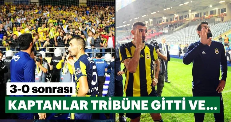 Fenerbahçeli futbolcular taraftardan özür diledi!