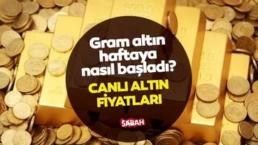 CANLI ALTIN FİYATLARI 12 AĞUSTOS 2025 | Gram altın haftaya nasıl başladı? Çeyrek, yarım, tam ve 22 ayar bilezik fiyatları!
