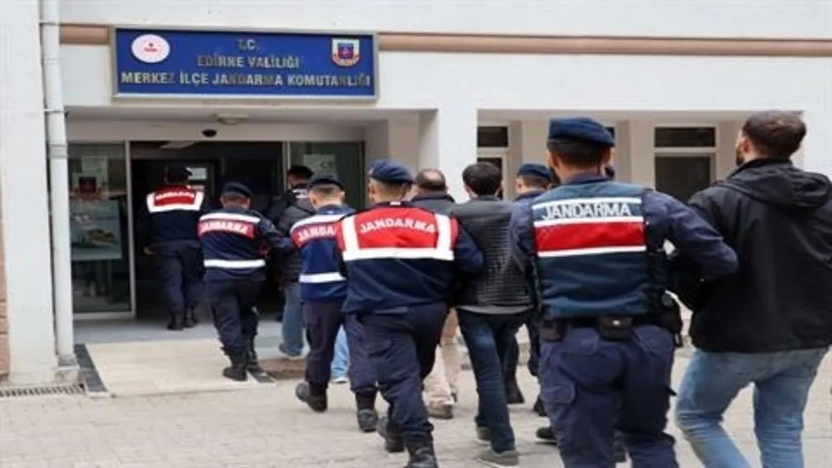 Yunanistan'a kaçmaya çalışan 7 terör örgütü üyesi yakalandı