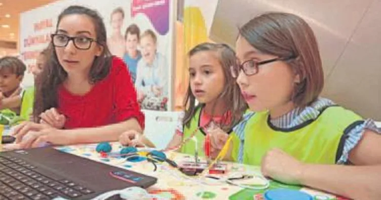 Çocuklar teknoloji çağına hazırlanıyor