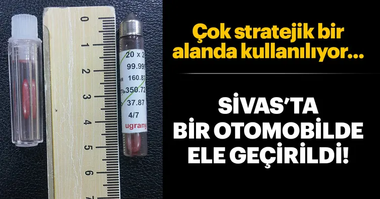 Sivas’ta kırmızı cıva operasyonu