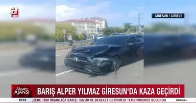 Galatasaraylı futbolcu Barış Alper Yılmaz trafik kazası geçirdi | Video