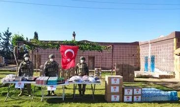 Mehmetçik’ten Barış Pınarı bölgesine yardım eli