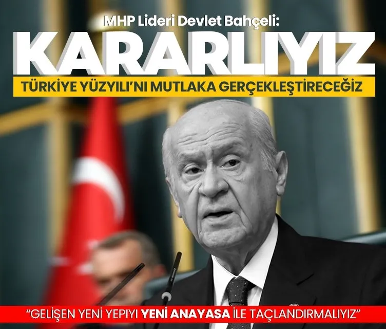 Bahçeli’den net mesaj: Türkiye’de iktidar tekdir o da cumhurbaşkanlığı kabinesidir...