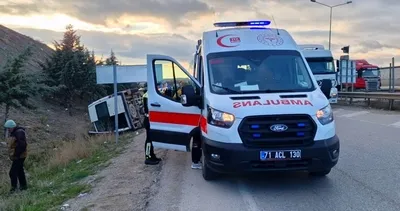 Kırıkkale'de feci kaza! 5 kişi yaralandı #kirikkale